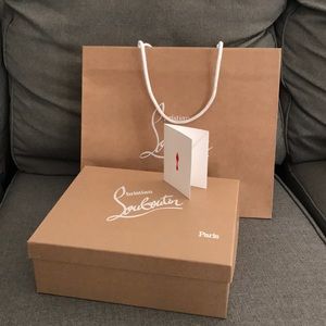 Christian Louboutin box with bag